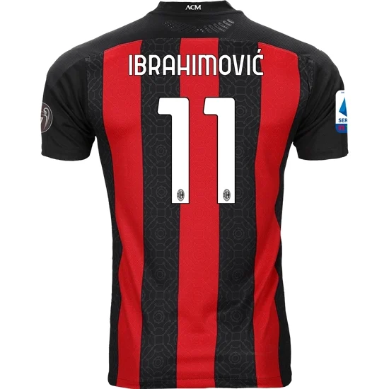 Maglie da Calcio AC Milan Zlatan Ibrahimović 11 Prima 2020 21 - Manica Corta