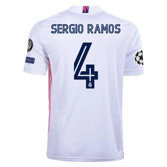 Maglia Sergio Ramos Real Madrid 2021 2022 Prodotto Ufficiale Blancos 4 