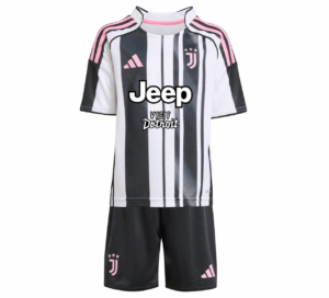 Completo Calcio Juventus Bambino Prima Divisa 2025 2026 – Manica Corta